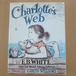 CHARLOTTE'S WEB by E.B.White (HC 1997) Illustrated -Special Read Along Edition